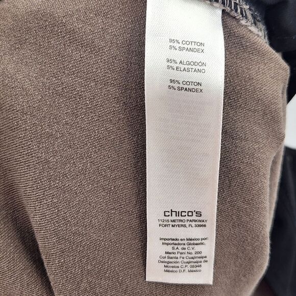 Chicos Fabulously Slimming Pants Trousers Womens Size 16 Pull On Work Office - Picture 8 of 9
